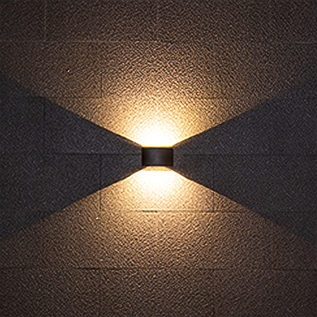 Outdoor LED Up Down Wall Light - Waterproof Minimalist Design
