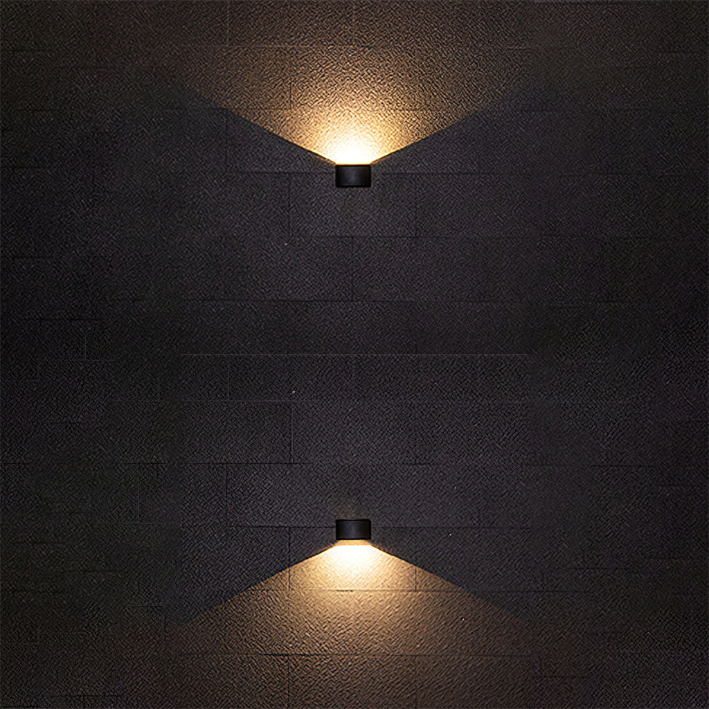 Outdoor LED Up Down Wall Light - Waterproof Minimalist Design