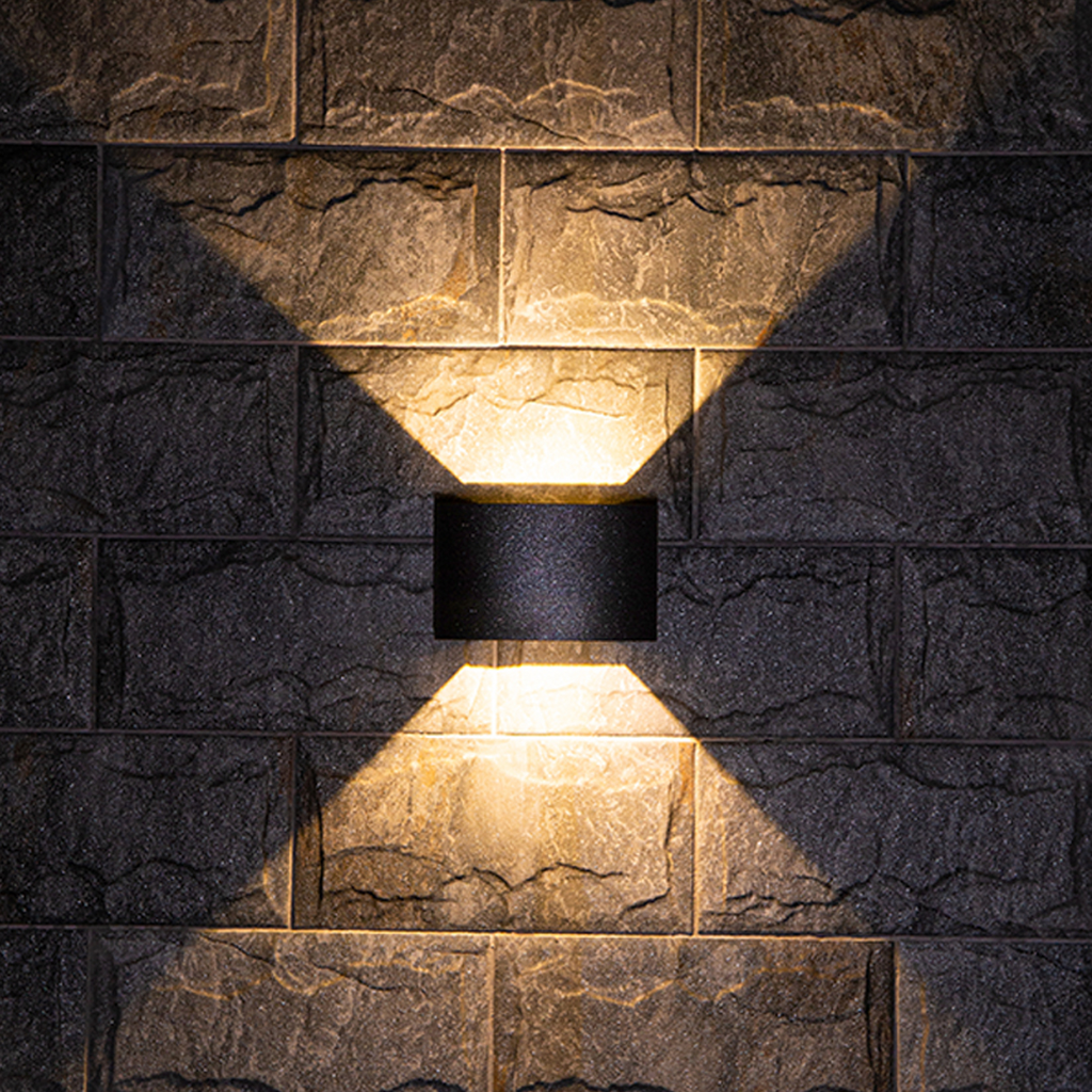Outdoor LED Up Down Wall Light - Waterproof Minimalist Design