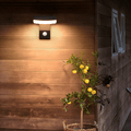 Outdoor Motion Sensor Rotating Wall Light