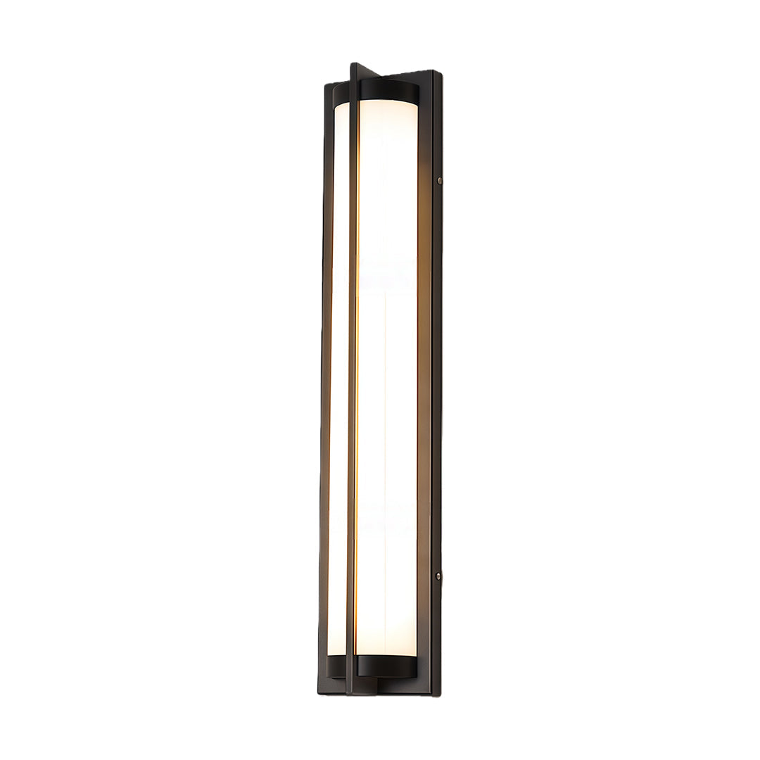 Black Modern Minimalist Waterproof Outdoor Wall Sconce Lamp