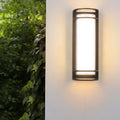 Outdoor LED Wall Mount Light - Dual-Layer Shade Fixture