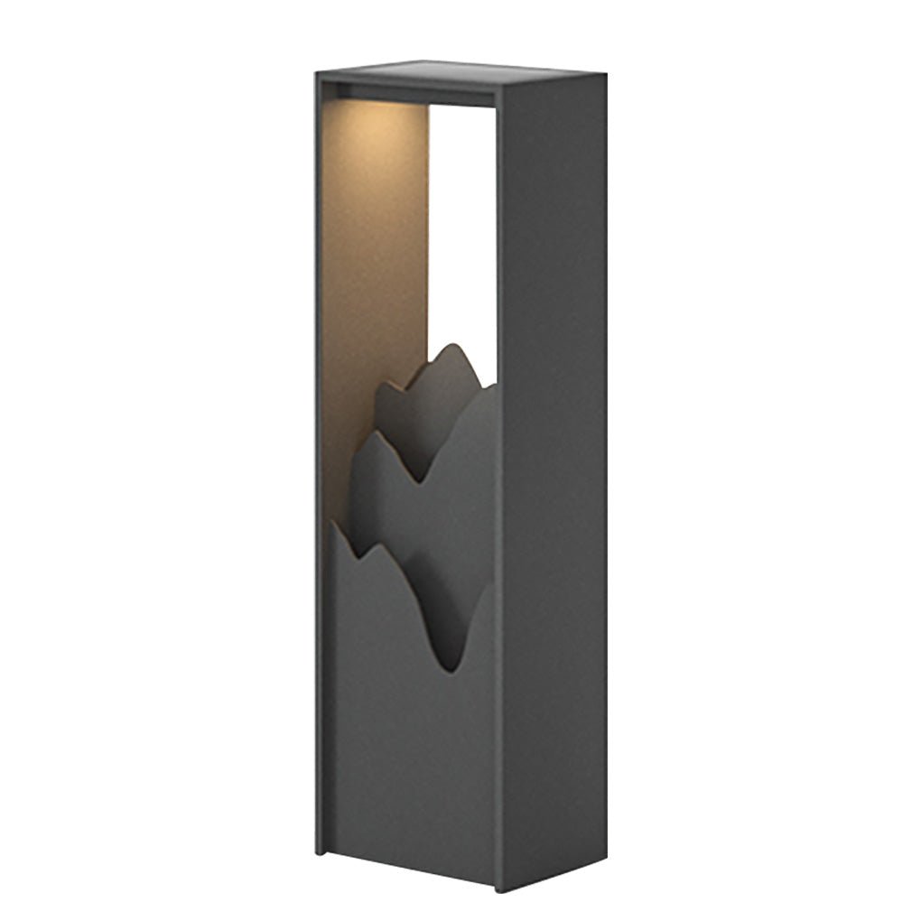 Hollow Lawn Lamp - Waterproof Mountain Landscape Path Light
