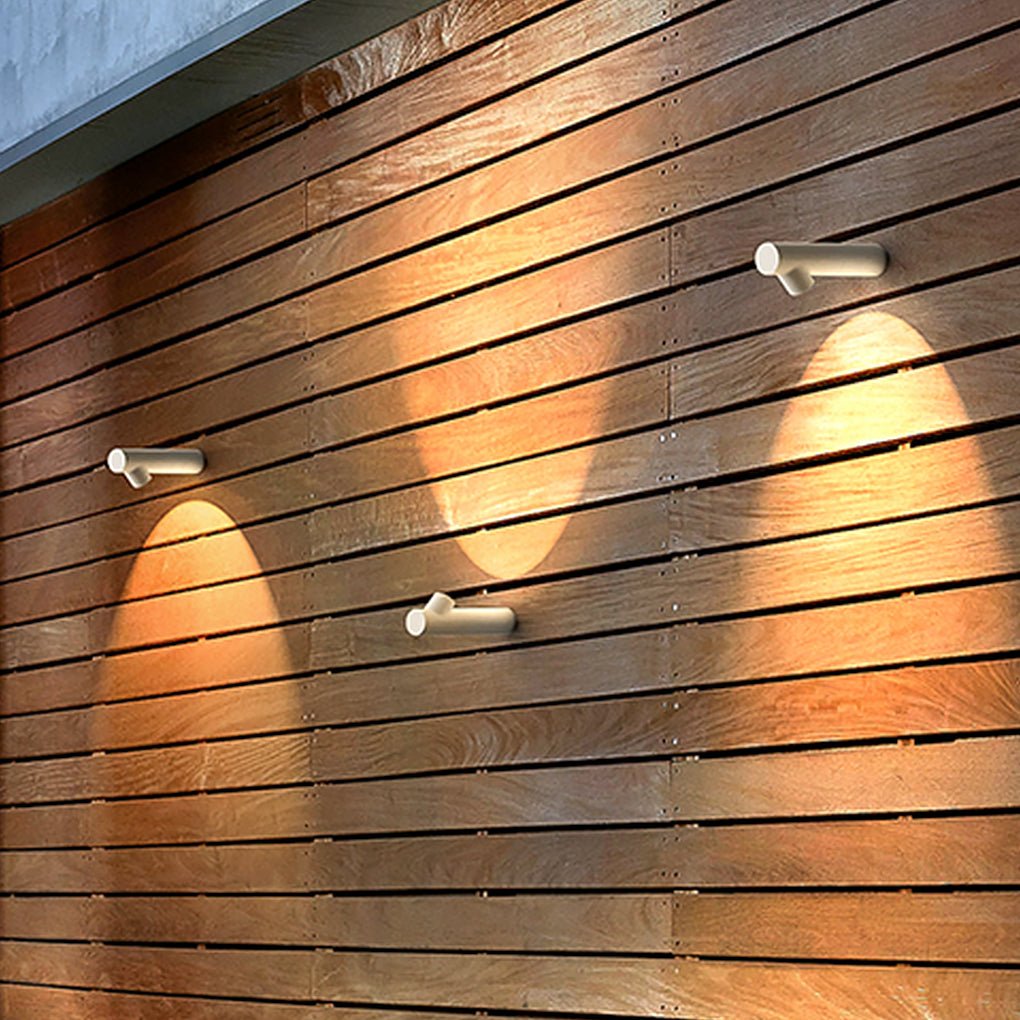 Modern Tubular LED Aluminum Alloy Spot Lights for Outdoor Walls