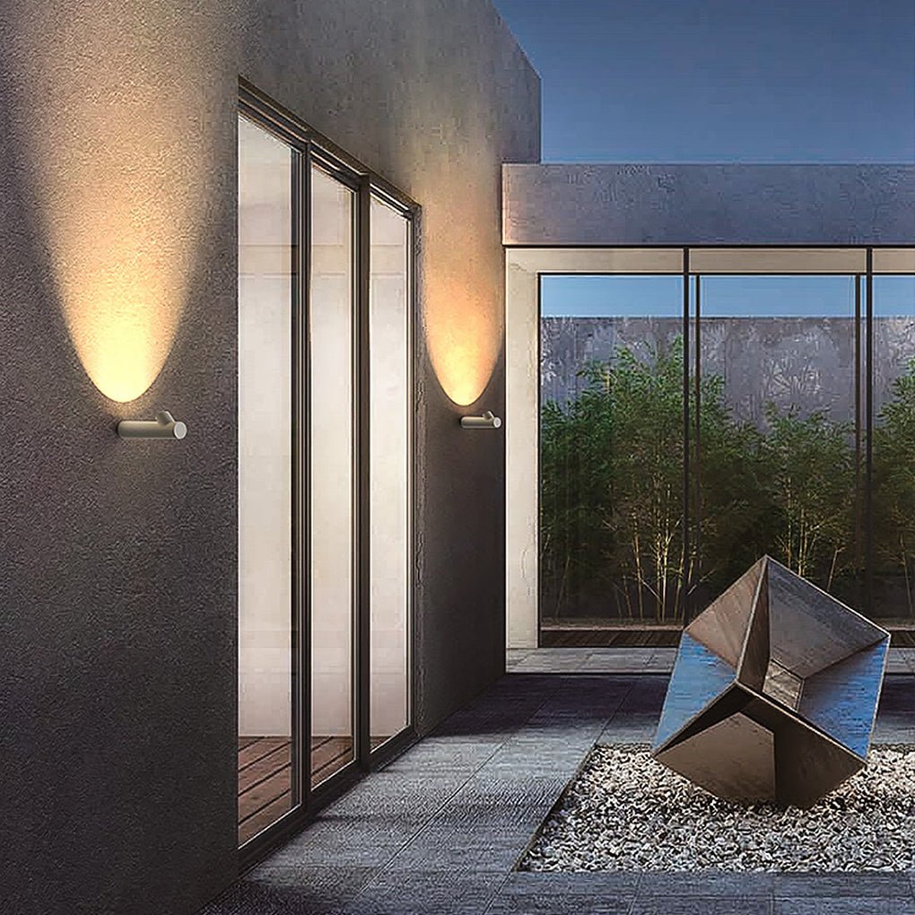 Modern Tubular LED Aluminum Alloy Spot Lights for Outdoor Walls