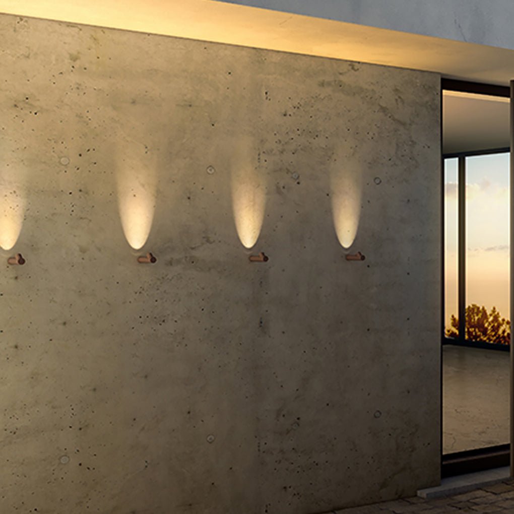 Modern Tubular LED Aluminum Alloy Spot Lights for Outdoor Walls