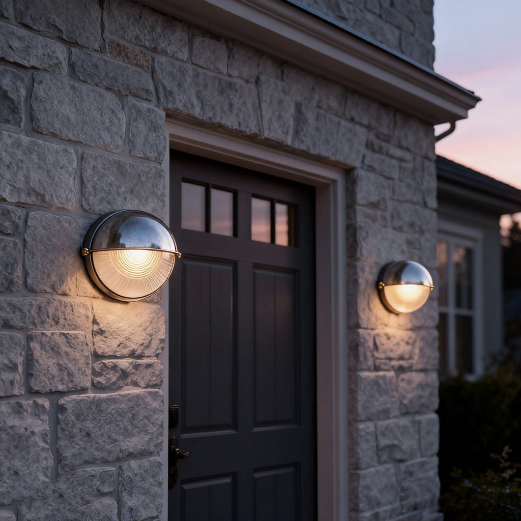 Oval Bulkhead Light - Retro Waterproof Industrial Lighting