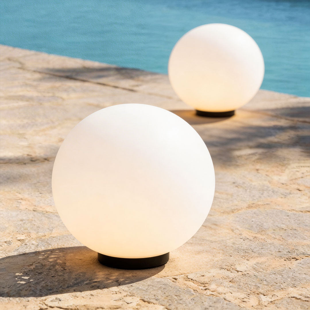 Acrylic Moon-Shaped Landscape Light Waterproof Modern Design