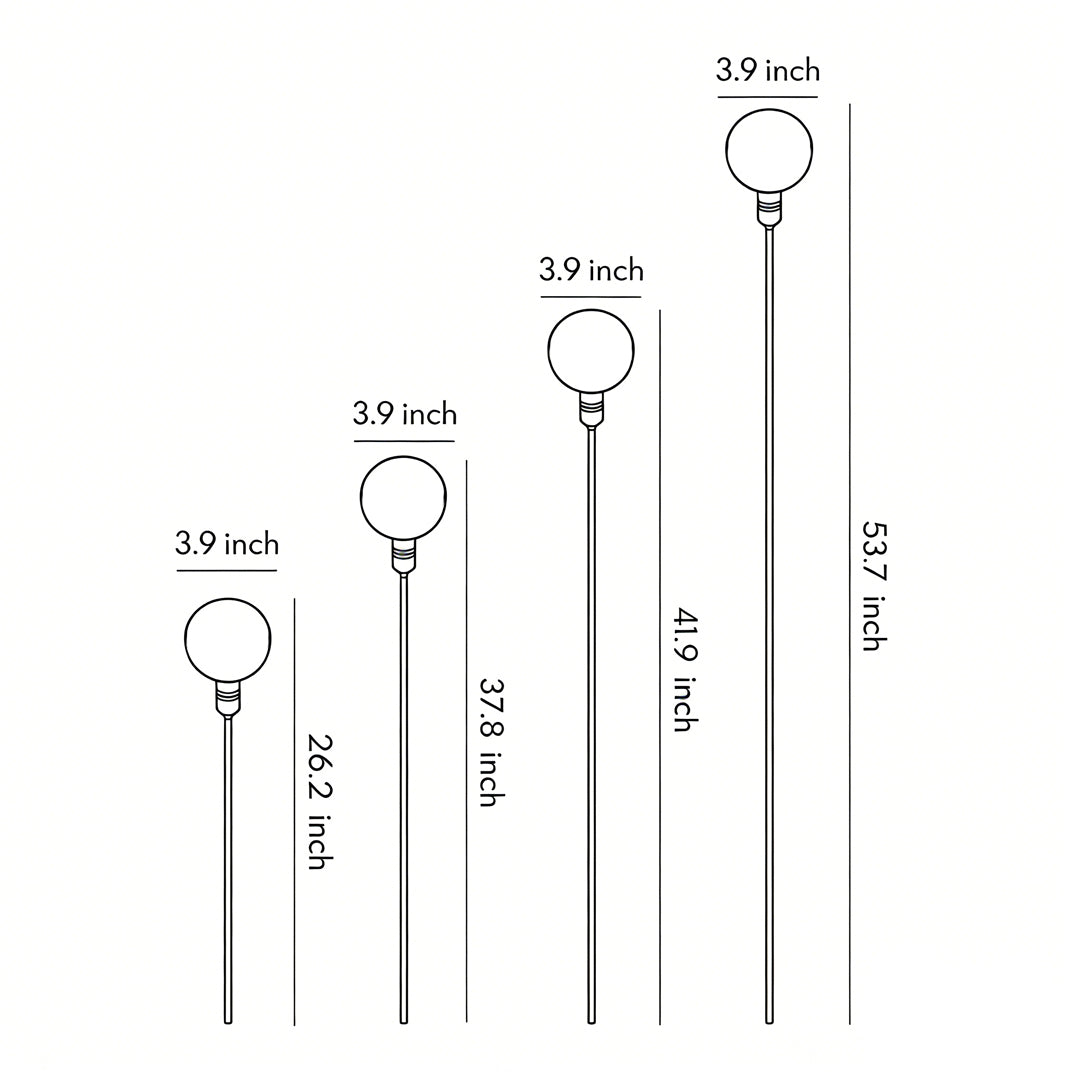 Round Reed Path Landscape Lighting Outdoor Decor Light