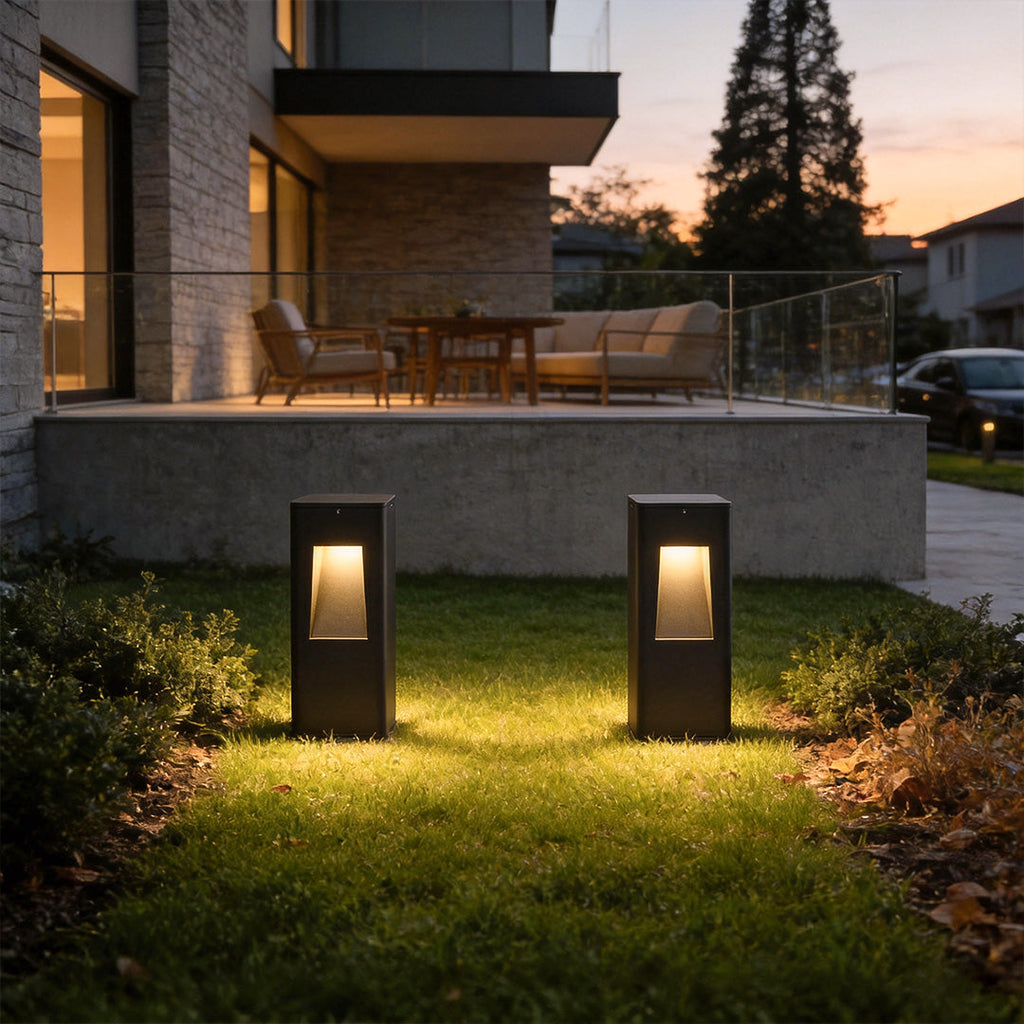 Pathway Bollard Lights - Aluminum Alloy Outdoor Lighting for Gardens and Pathways