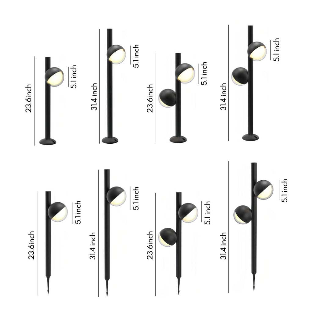 Modern Minimalist Black Pathway Landscape Lighting  

Enhance your outdoor space with our sleek modern minimalist black pathway landscape lighting. Designed for both style and functionality, this contemporary light fixture is perfect for illuminating walk