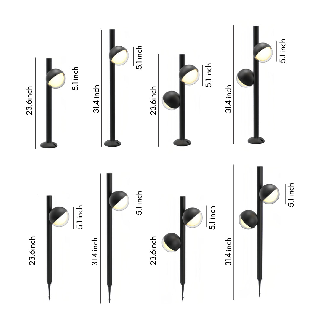Modern Minimalist Black Pathway Landscape Lighting  

Enhance your outdoor space with our sleek modern minimalist black pathway landscape lighting. Designed for both style and functionality, this contemporary light fixture is perfect for illuminating walk