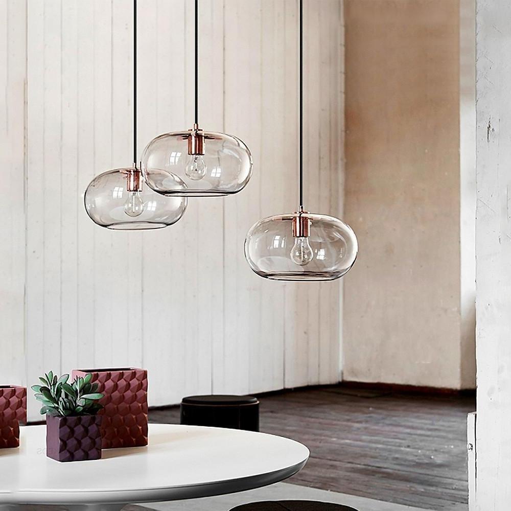 Artistic Electroplated Glass LED Pendant Light - Nordic Style Lighting