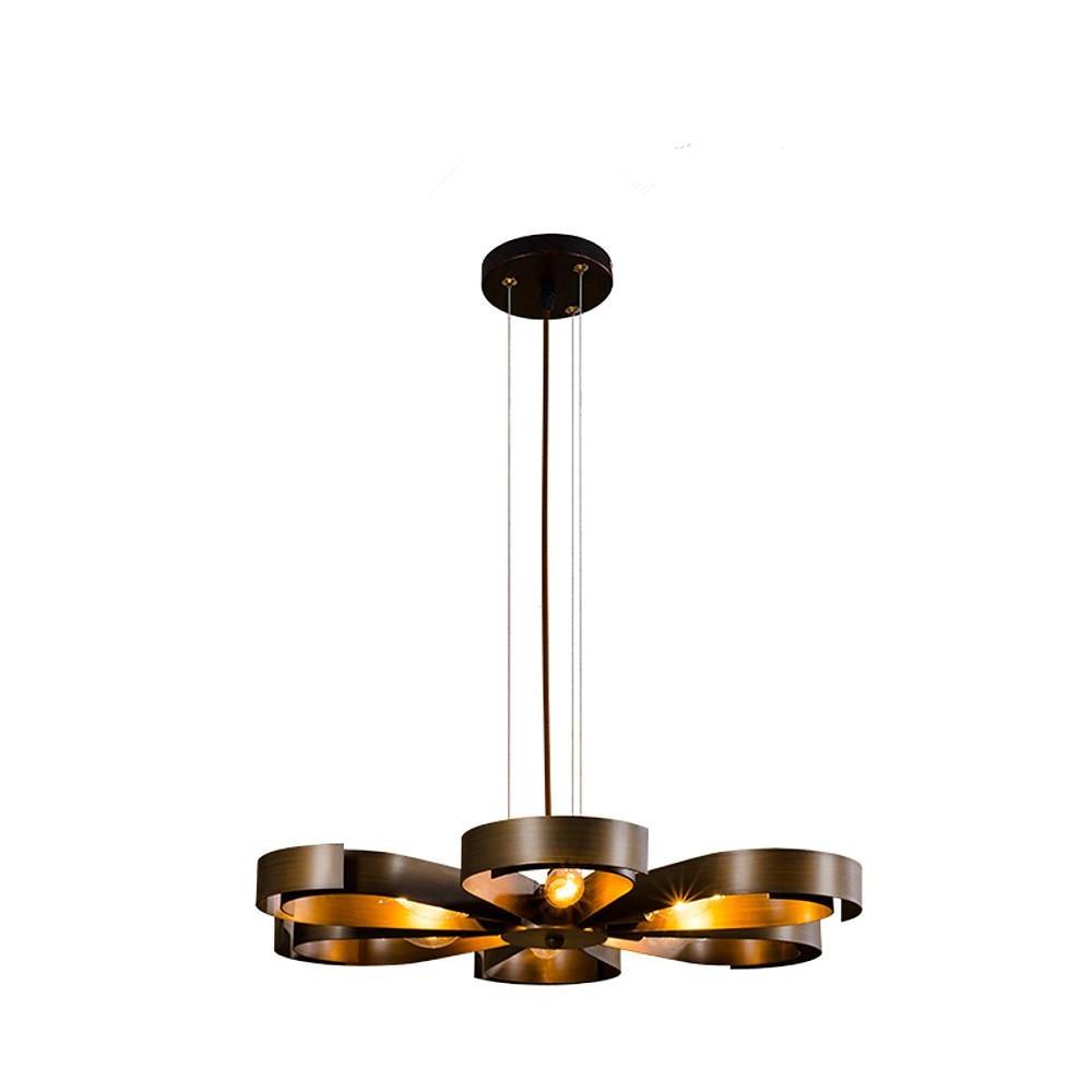 Petal-Shaped 6-Light Modern LED Chandelier Pendant Light