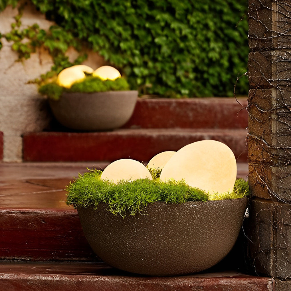 Pebble Garden Lights LED Waterproof Outdoor Landscape Lighting