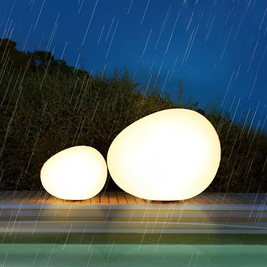 Pebble Lights Modern Outdoor Waterproof Landscape Lamp - LED Garden Lighting, IP65 Rated, Energy Efficient, Stylish Outdoor Decor