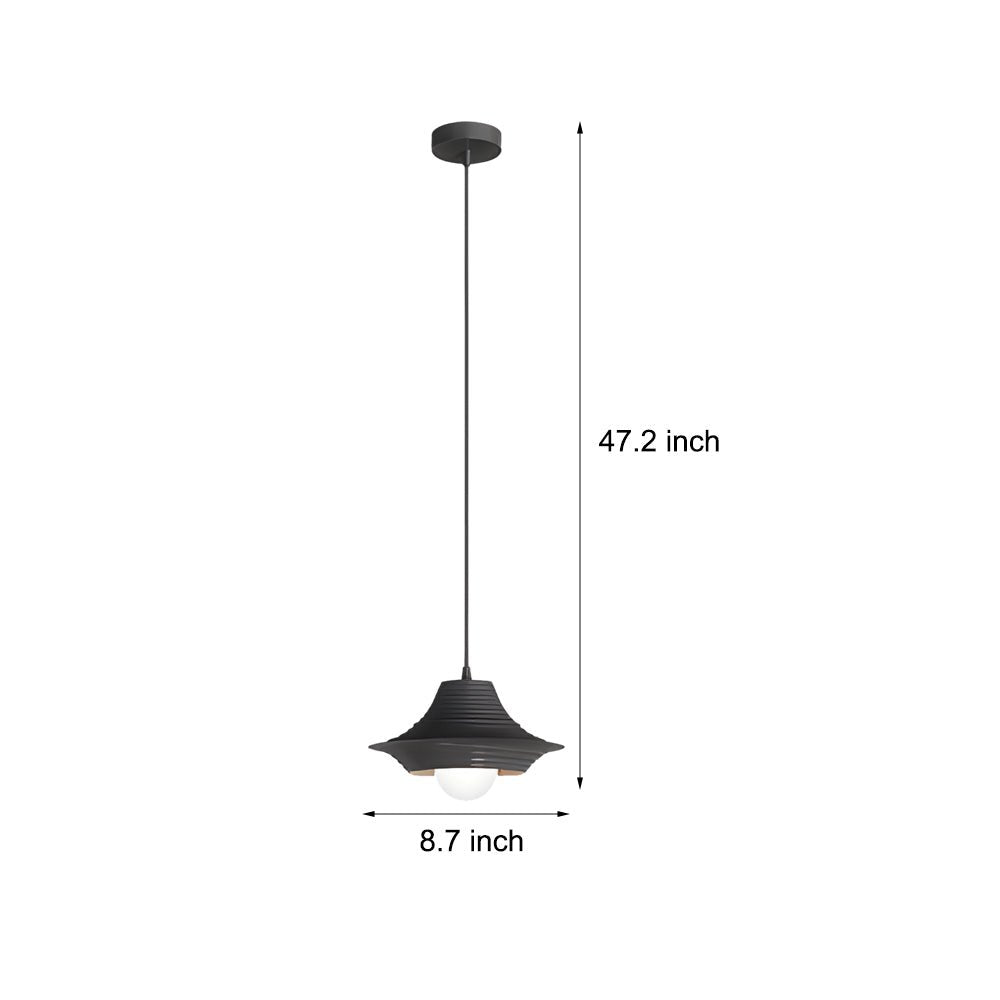 Personality Striped Iron Dimming Nordic Pendant Light