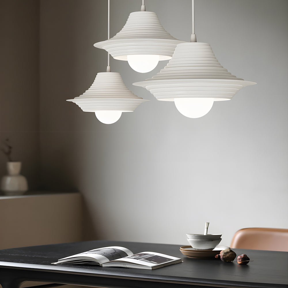 Personality Striped Iron Dimming Nordic Pendant Light