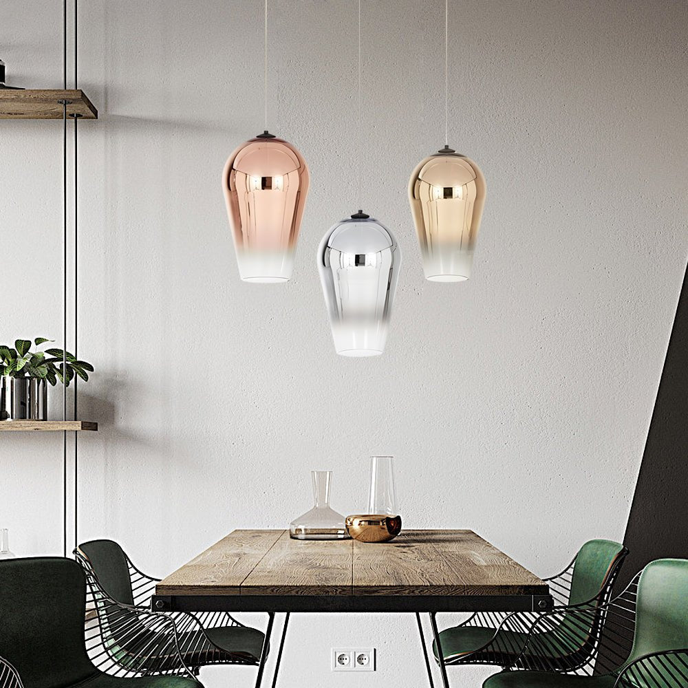 Nordic Post-Modern Art Glass Gradient Pendant Light