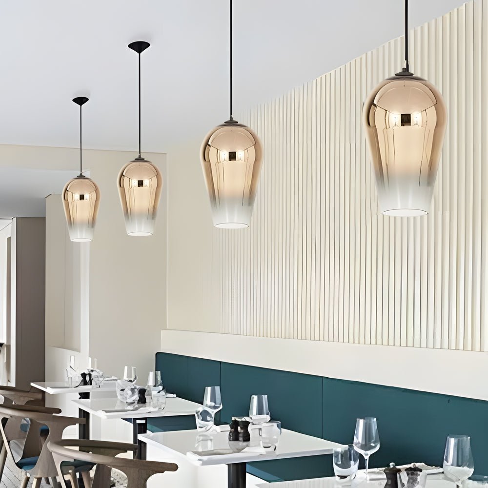 Nordic Post-Modern Art Glass Gradient Pendant Light