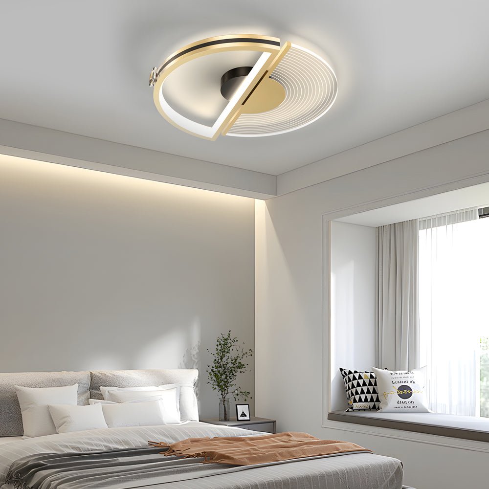 Personalized LED Round Ceiling Light - Three-Step Dimming Modern Fixture