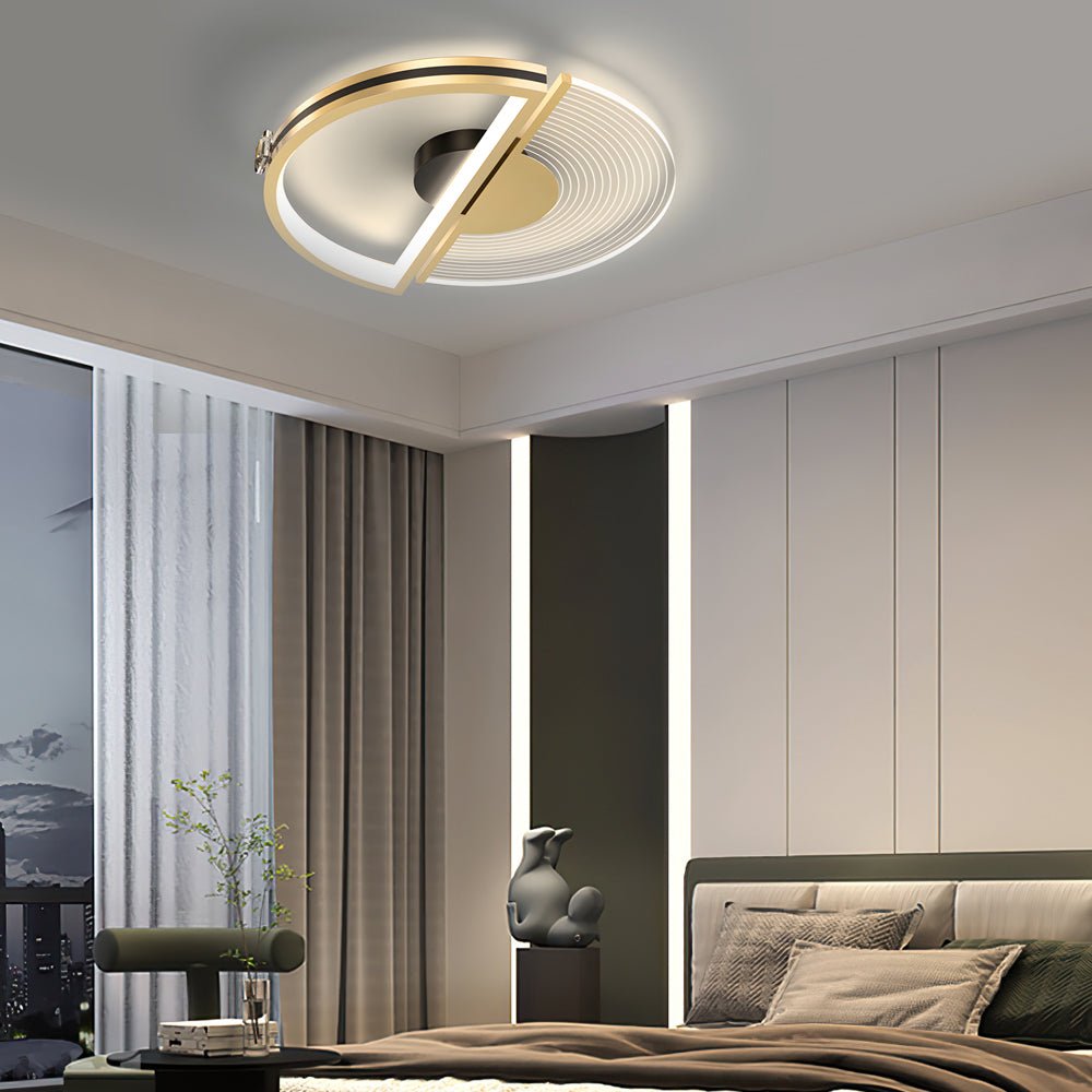 Personalized LED Round Ceiling Light - Three-Step Dimming Modern Fixture