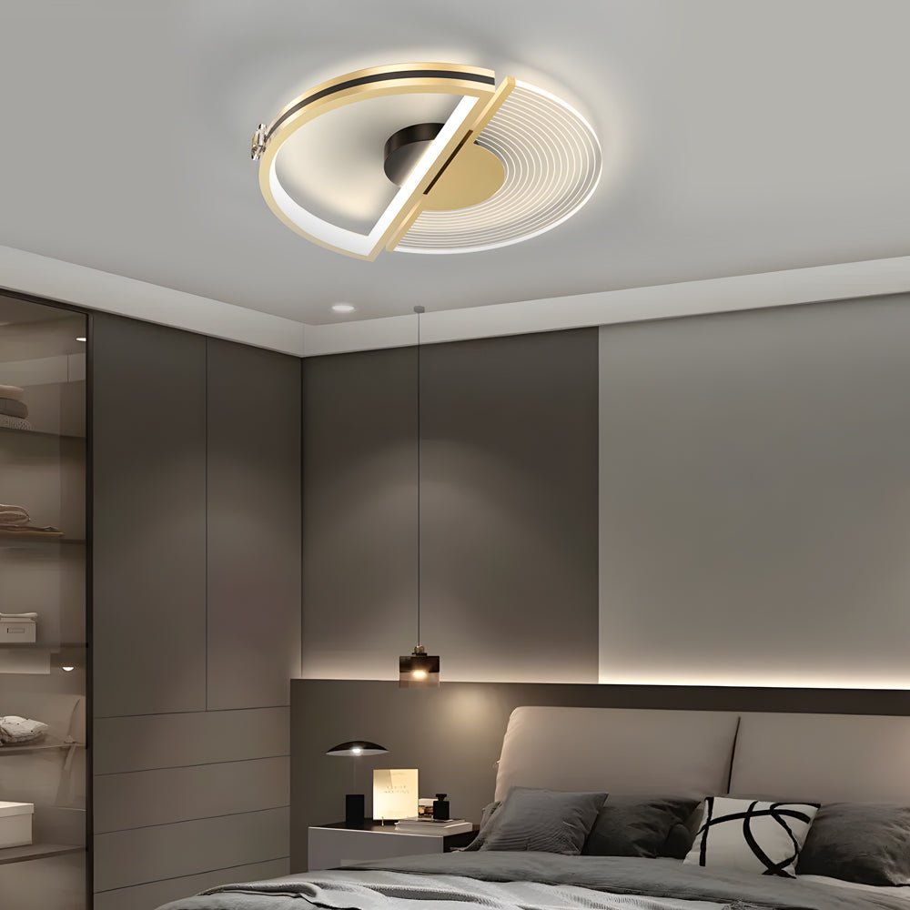 Personalized LED Round Ceiling Light - Three-Step Dimming Modern Fixture