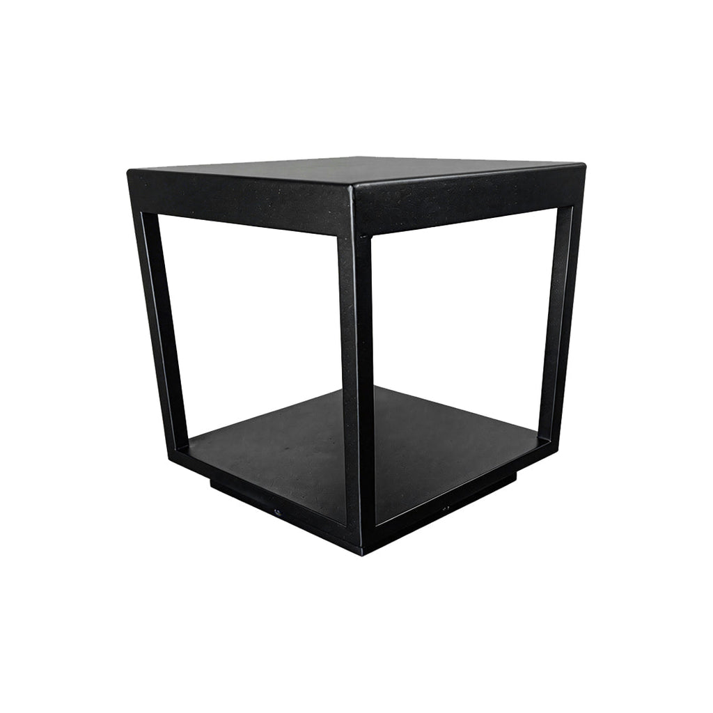 Concrete Pillar LED Light - Modern Open-Frame Square Design