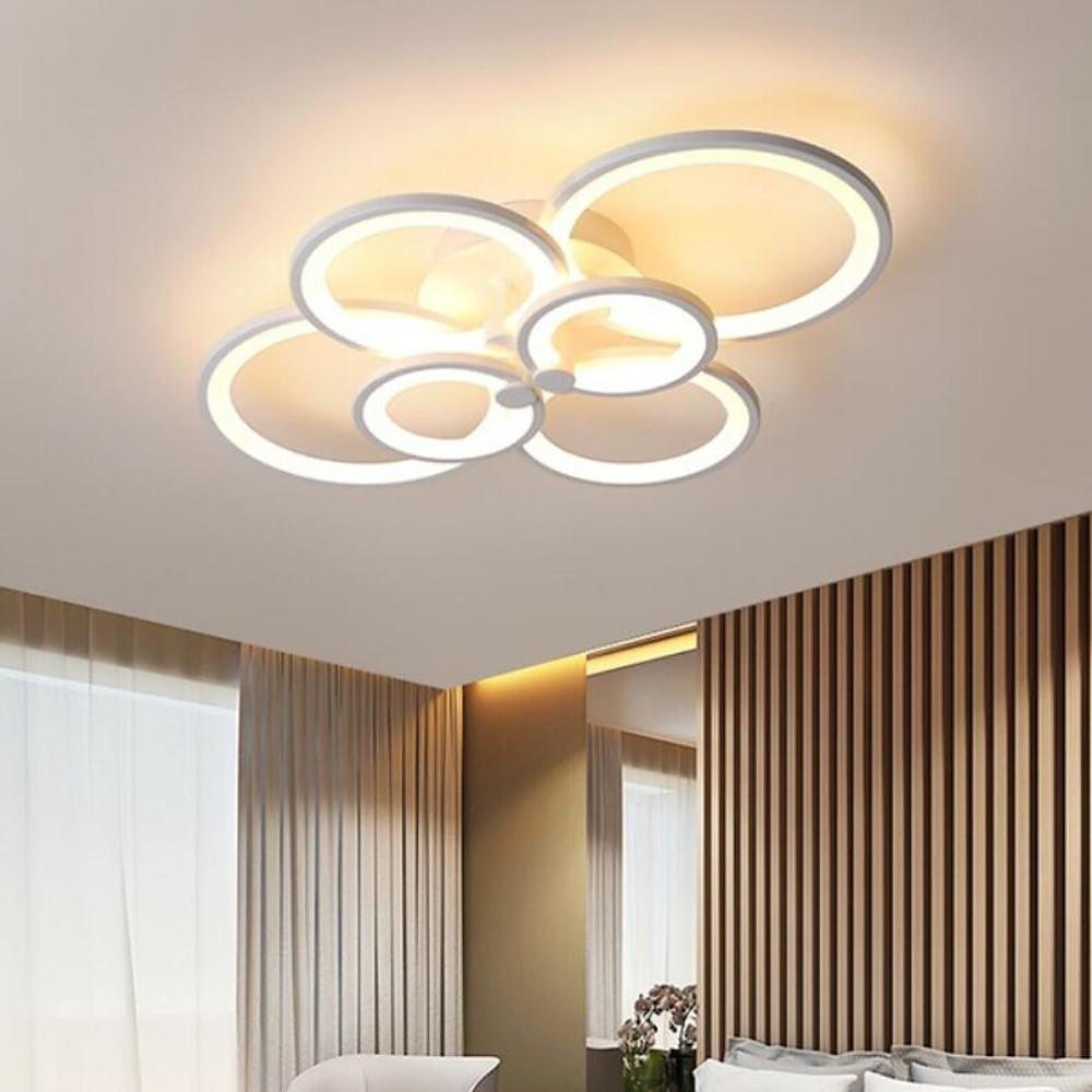 Multi Circles Dimmable LED Ceiling Light Flush Mount Modern Lighting