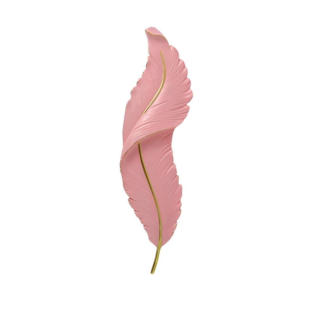 Feather Wall Light Modern Luxury LED Resin Corridor Lamp