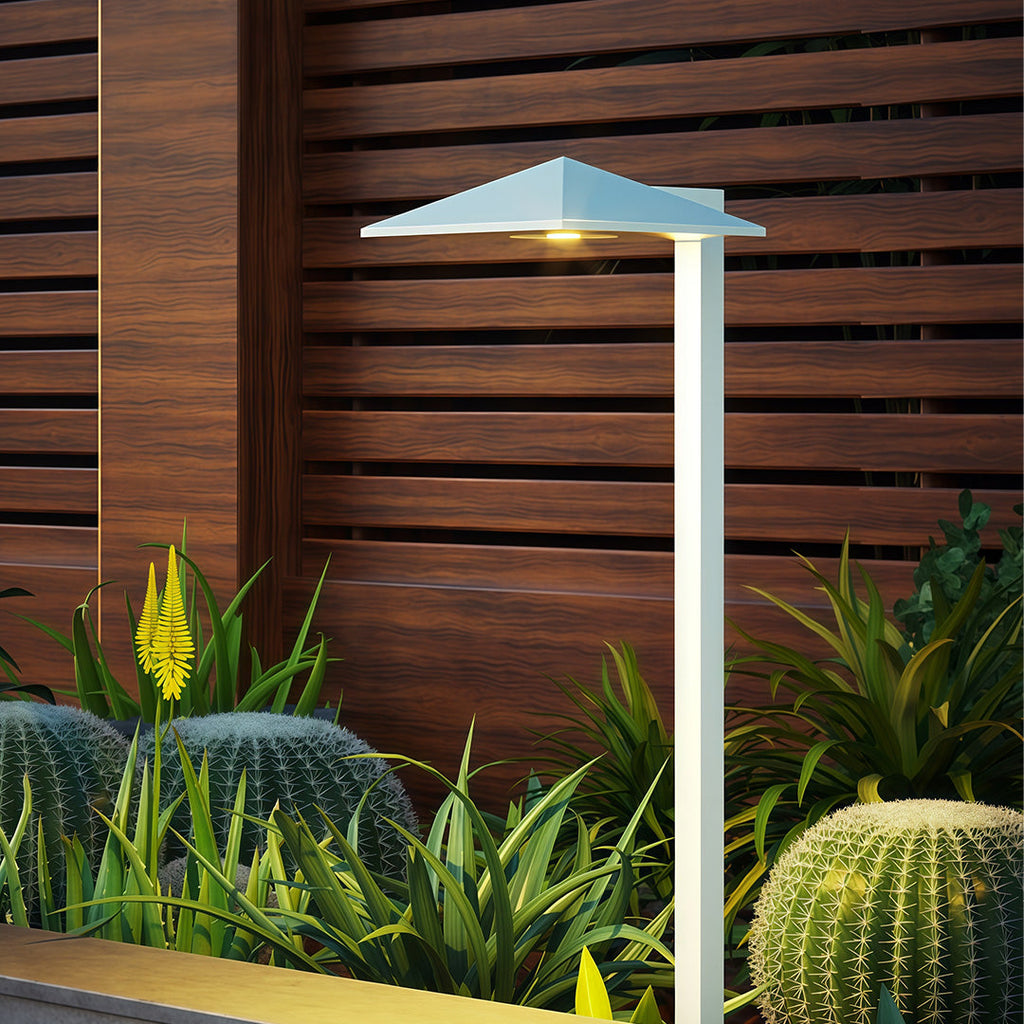 Modern Waterproof Plug-in Pathway Lights - Minimalist Outdoor Lighting Solution