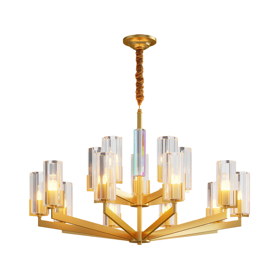 American-Style Candle Chandeliers Luxury Ceiling Light