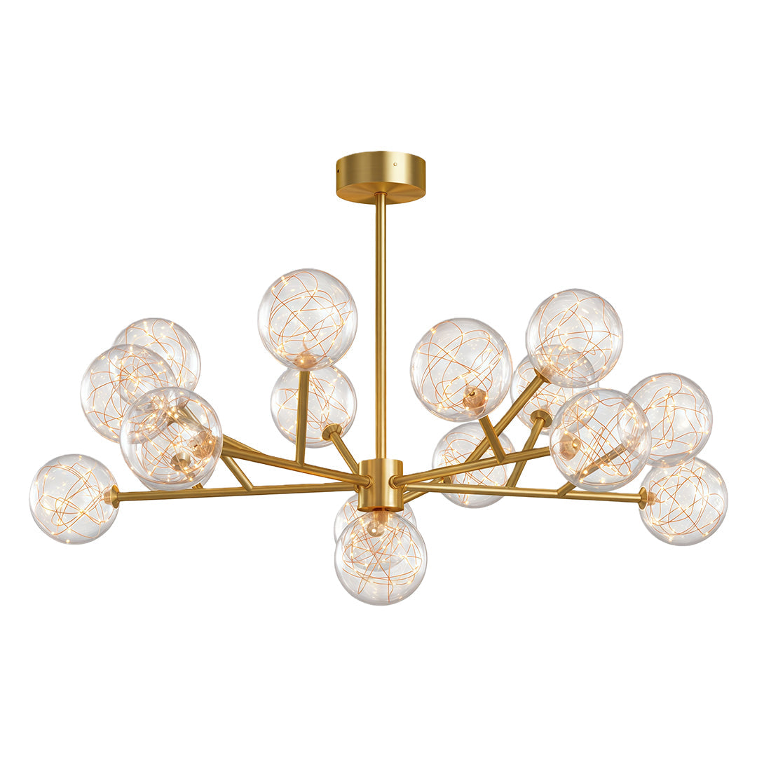 Modern Glass Globe Chandelier - Sky Star Ceiling Light