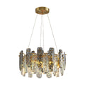 Contemporary Crystal Chandelier Eye-Protecting Ceiling Light