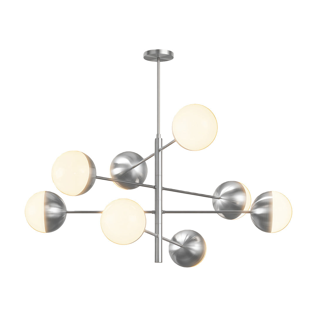 Globe Light Chandelier - Modern Solid Copper Ceiling Fixture