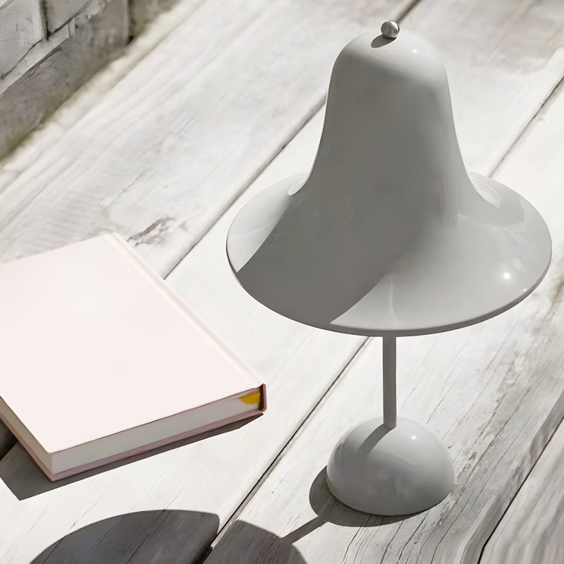 Polished Iron LED Nordic Portable Hat Table Lamp - Stylish Modern Lighting Solution for Home and Office