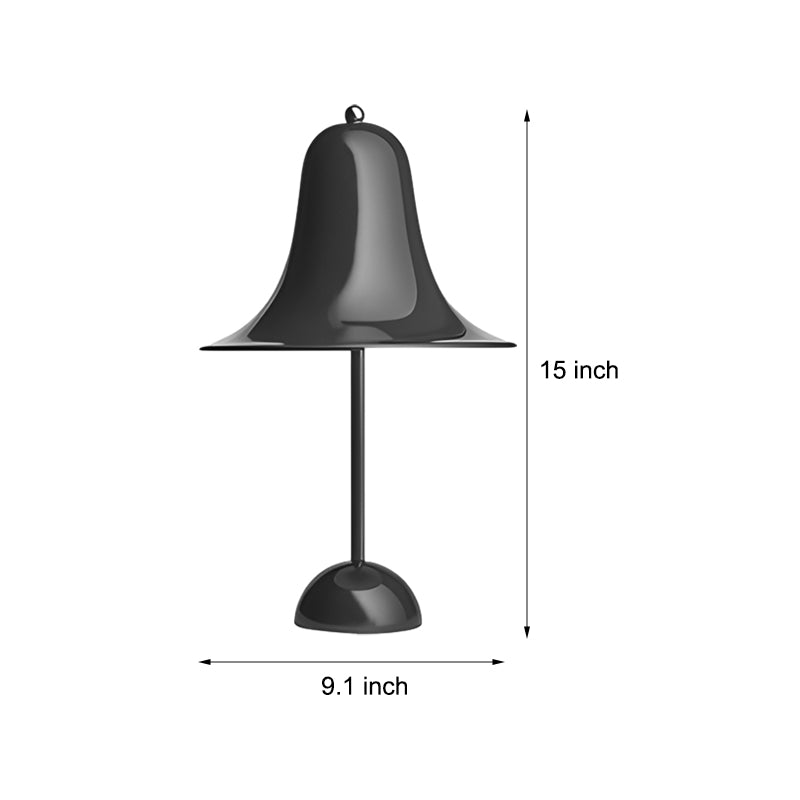 Polished Iron LED Nordic Portable Hat Table Lamp - Stylish Modern Lighting Solution for Home and Office