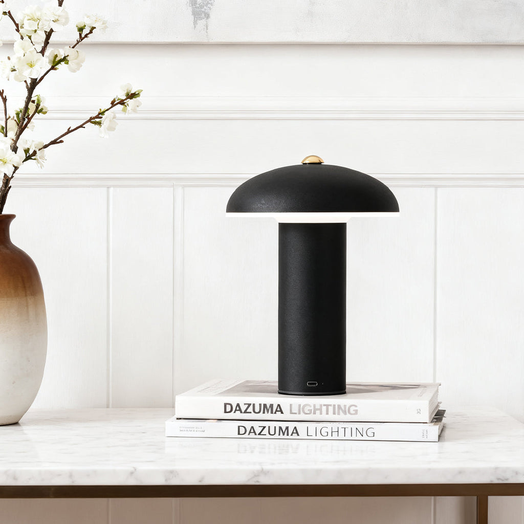 Dimmable LED Table Lamp - Stylish Iron and Acrylic Ambient Light for Home Decor