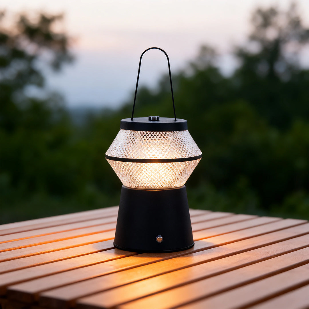Stylish LED Solar Lantern UV Mosquito Lamp for Outdoor Use