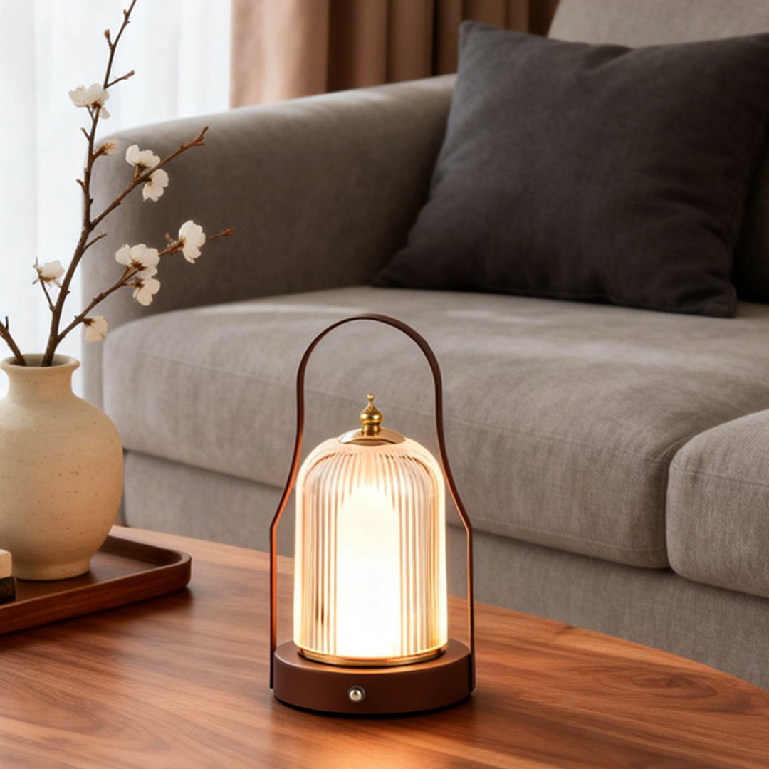 Portable Rechargeable LED Lantern Touch Control Lamp - Smart Touch LED Lighting for Home, Camping, and Outdoor Use