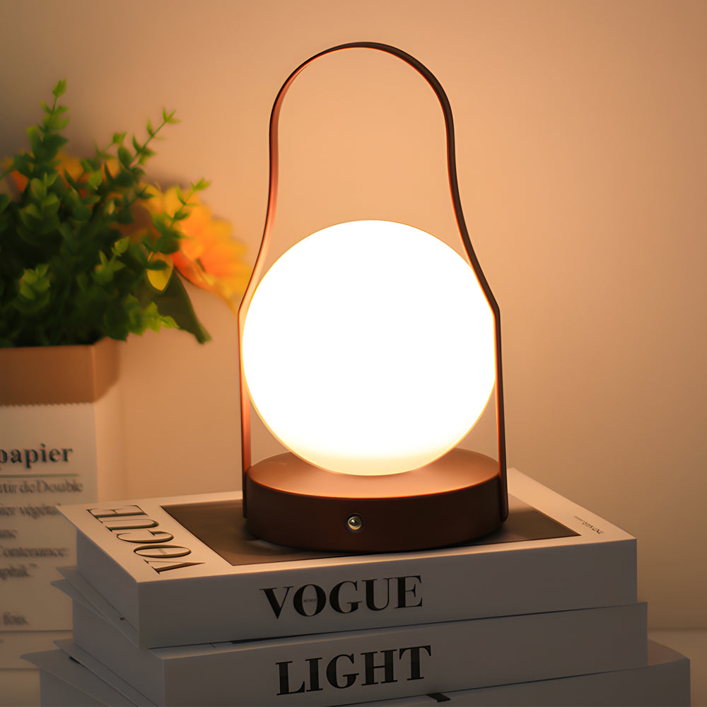 Portable Rechargeable LED Lantern Touch Control Lamp - Smart Touch LED Lighting for Home, Camping, and Outdoor Use