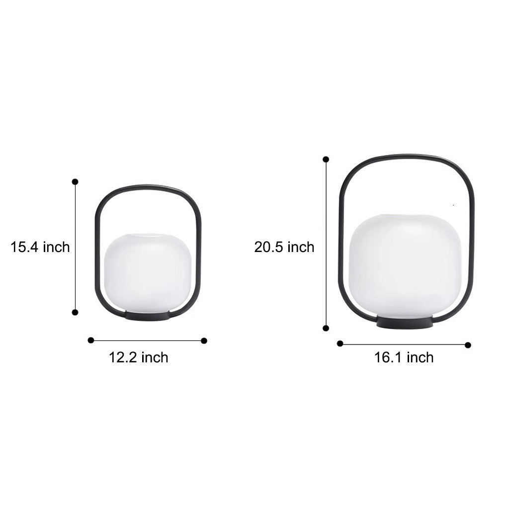 Portable Waterproof Solar Lantern LED Rechargeable Outdoor Handle Lamp