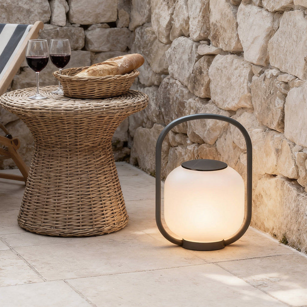 Portable Waterproof Solar Lantern LED Rechargeable Outdoor Handle Lamp