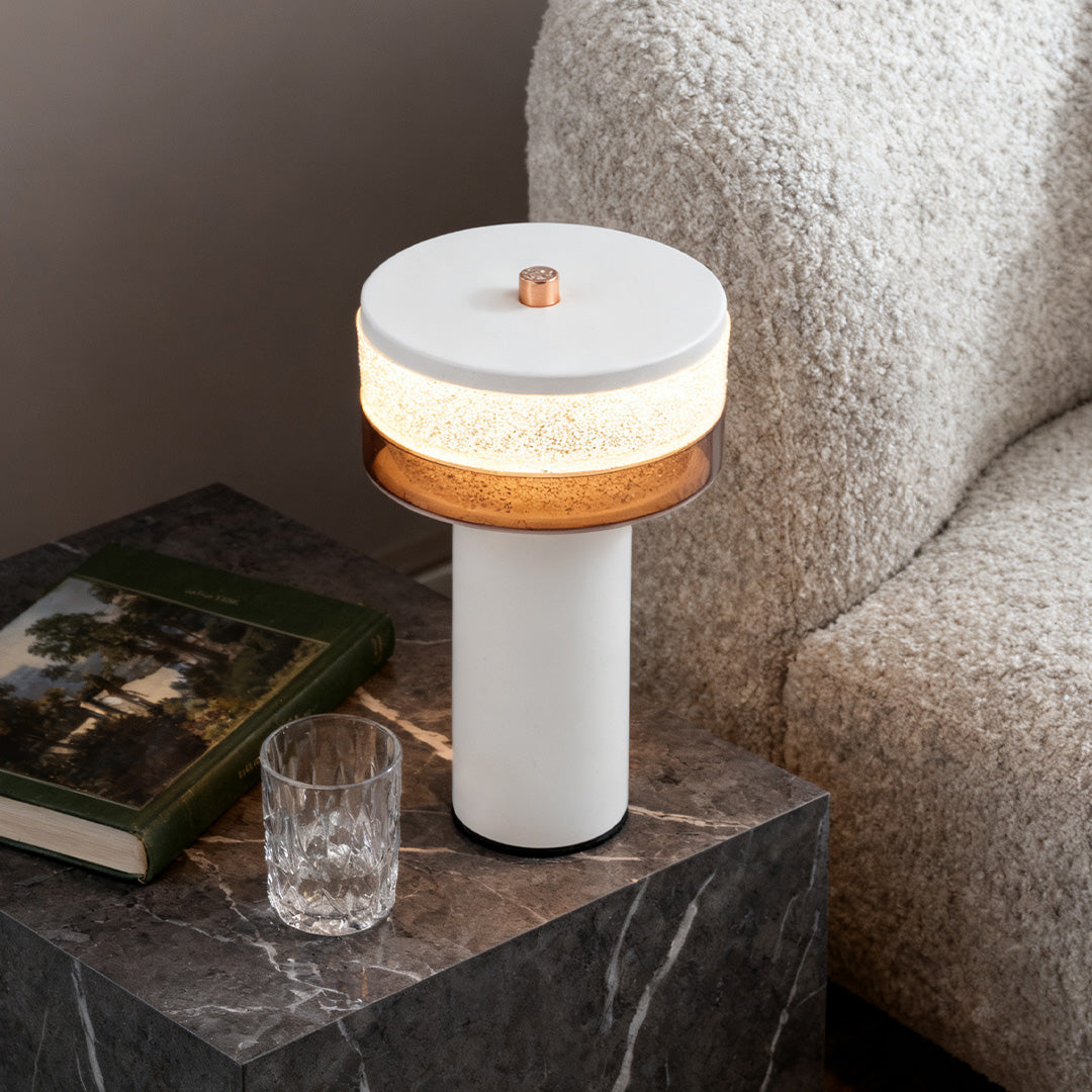 Cylindrical Nordic Iron Table Lamp - Sleek Decorative Light