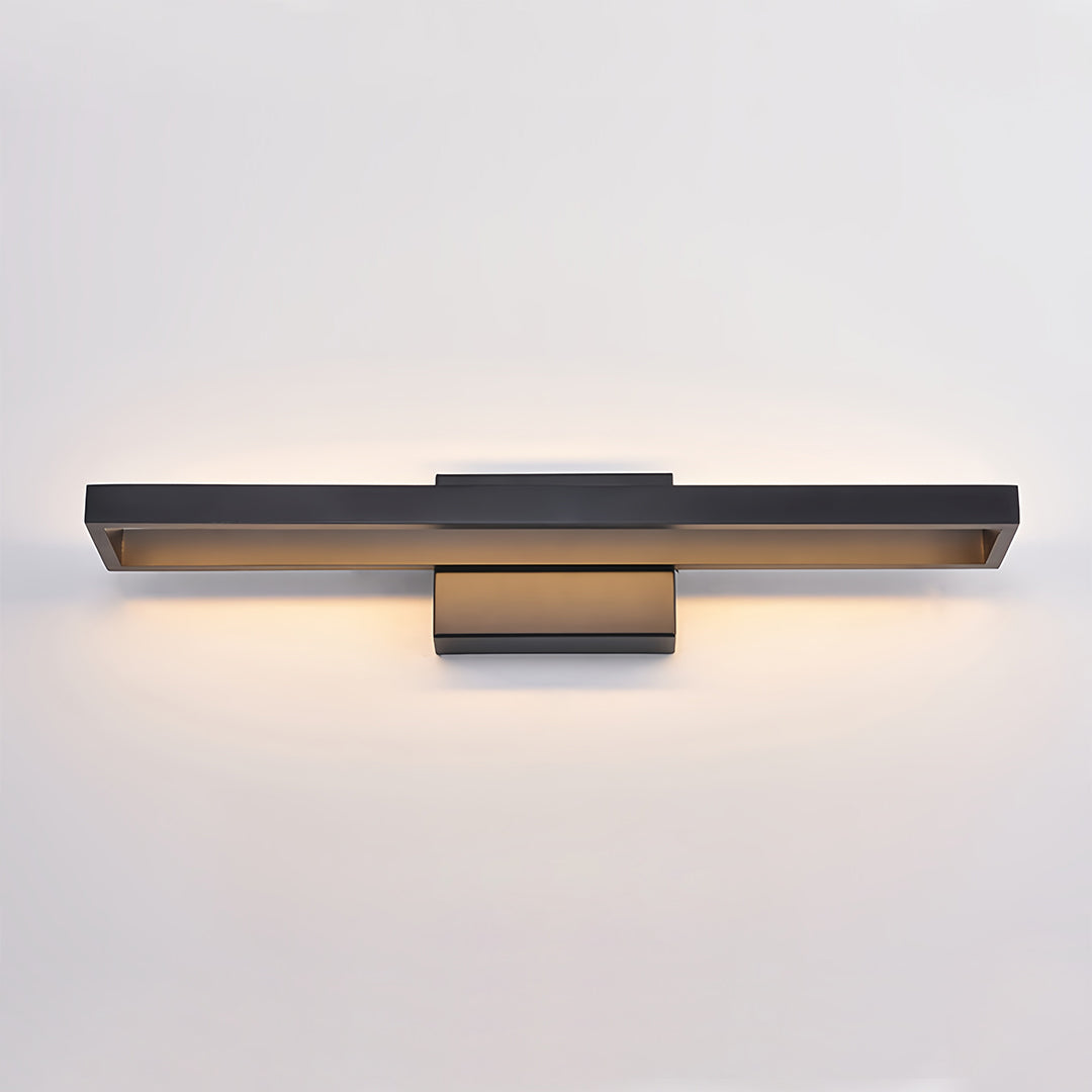 Black Vanity Bathroom Light Dimmable LED Modern Picture Wall Light Fixture Elegant Contemporary Sconce for Home Decor Lighting Adjustable Brightness for Makeup and Grooming Spaces Mounted Lighting for Bathroom and Dressing Rooms