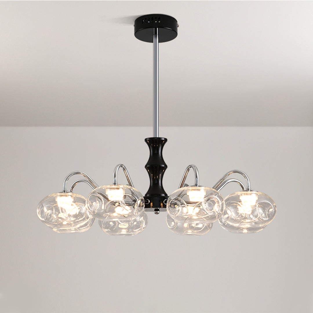 Magic Bean Lustre en Verre LED Chandelier Design Moderne