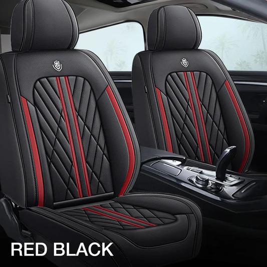 2 pack-Red & Black Classic Car Seat Covers - Durable Style & Premium Material