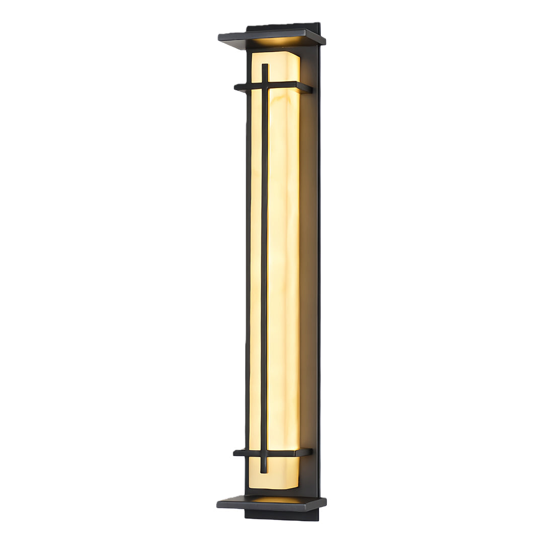 Black Outdoor Wall Light Waterproof Minimalist Design