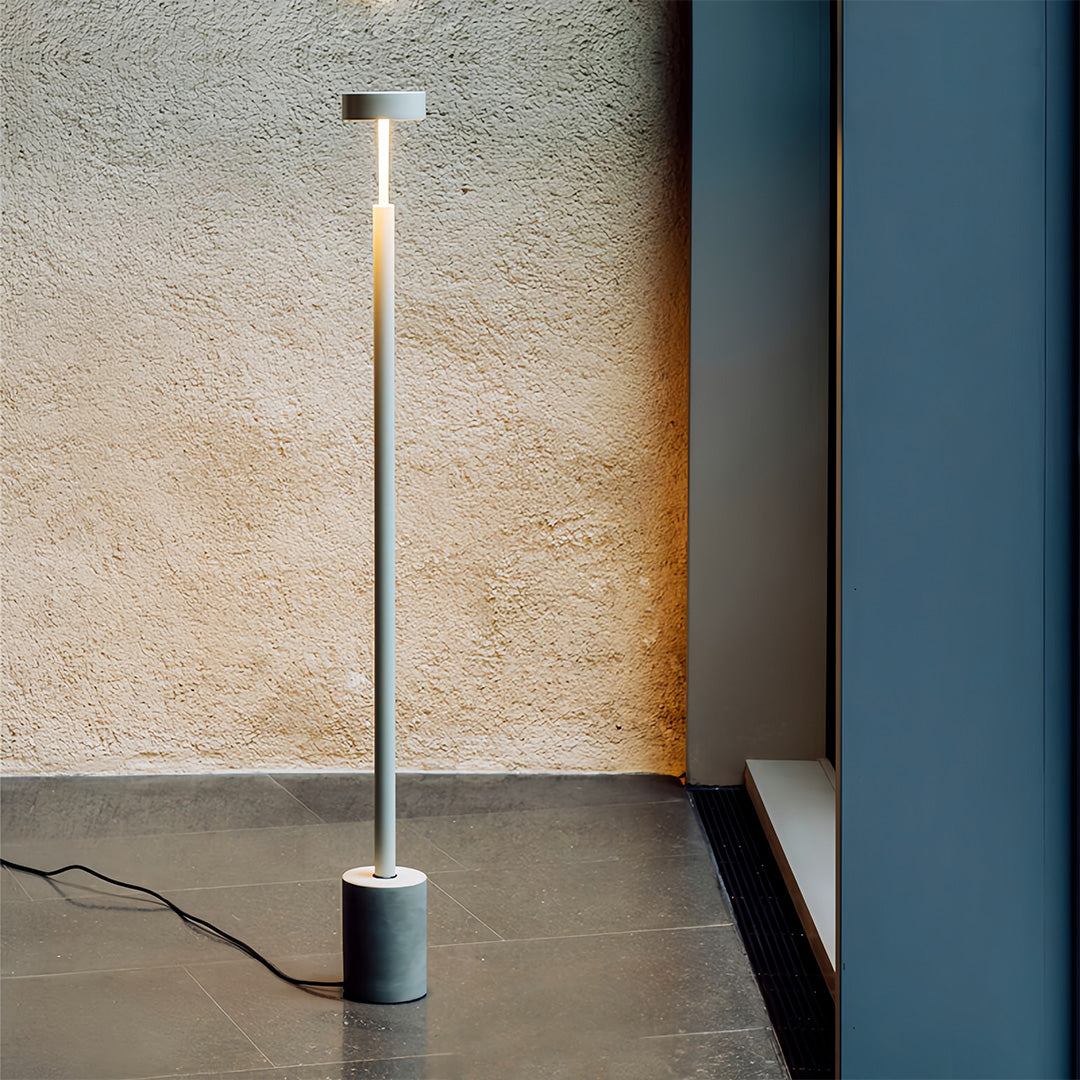 Petite Modern Dimmable Floor Lamp - Contemporary Reading Pole Light