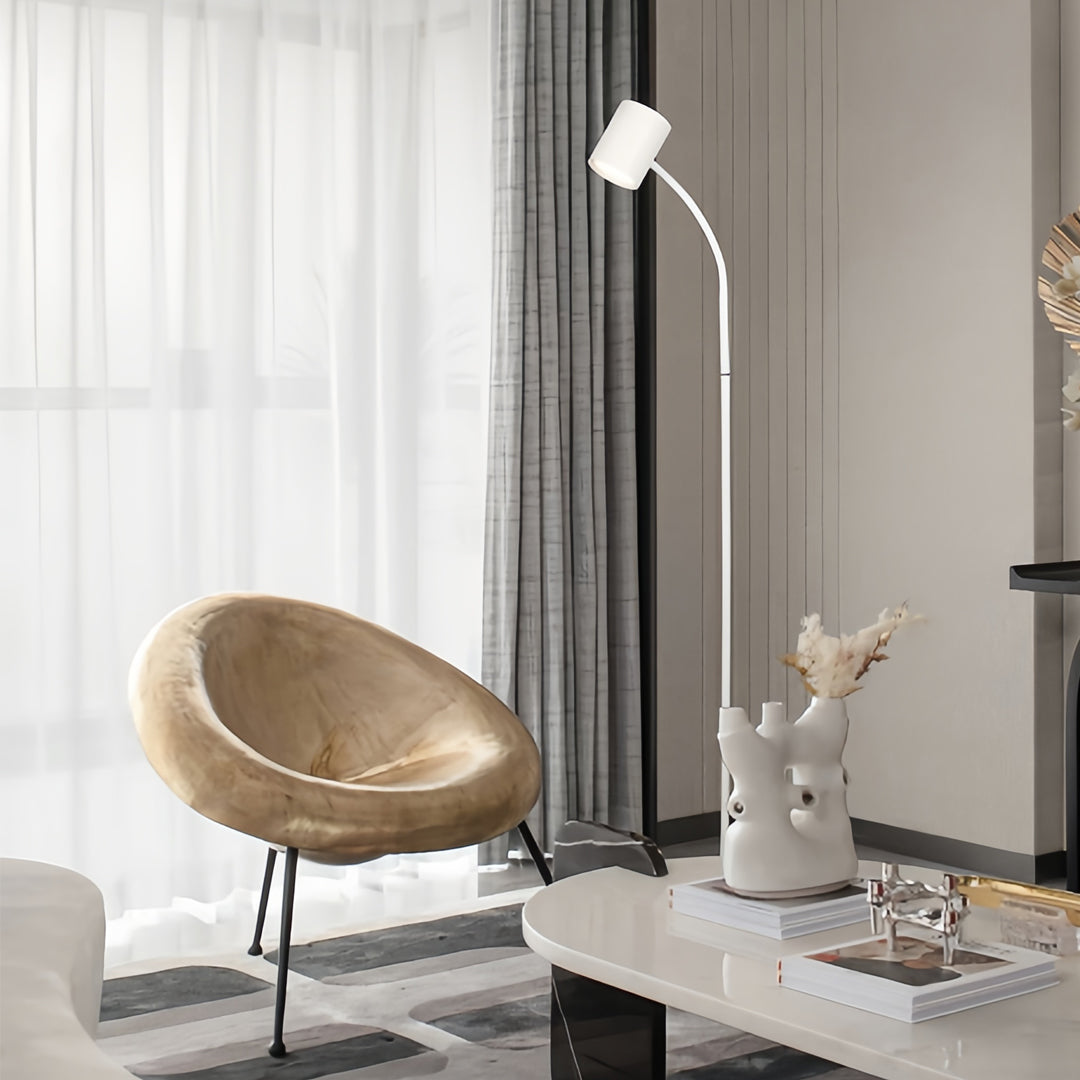 Nordic Adjustable Tall Floor Lamp for Bedroom - Reading Standing Light